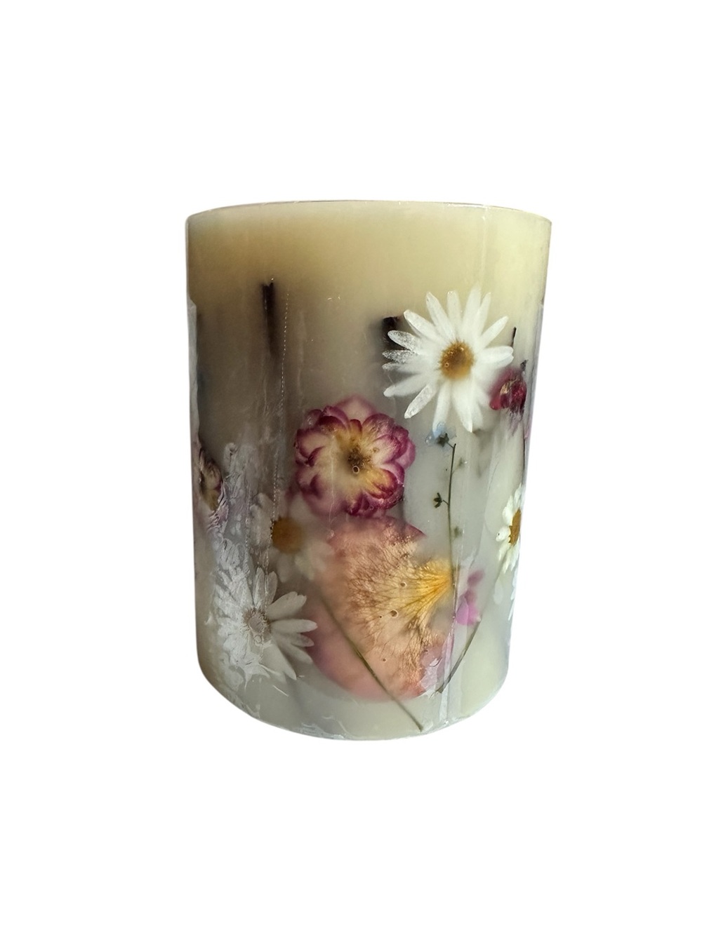 Rosy Rings NWOT Apricot Rose Pillar Candle - Apricot Rose - Picture 4 of 6